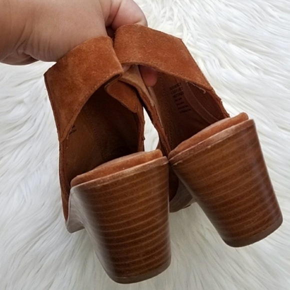 Gentle Souls Kenneth Cole Brown Blaise Slingback Booties GUC - Picture 5 of 5